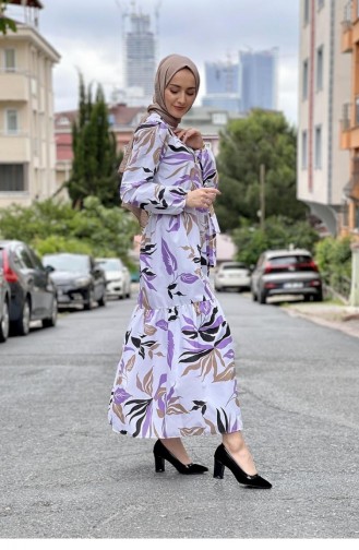 Violet Hijab Dress 5380END.LLA