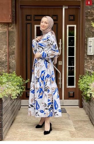 Saxe Hijab Dress 5380END.SKM