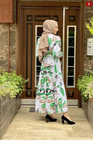 Green Hijab Dress 5380END.YSL