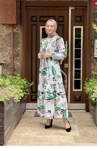 Green Hijab Dress 5380END.YSL