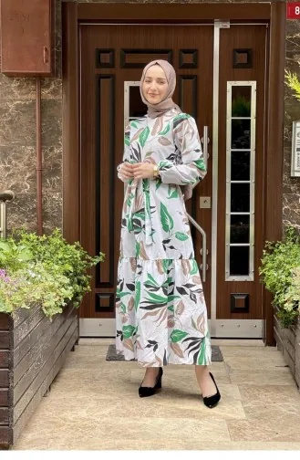 Green Hijab Dress 5380END.YSL