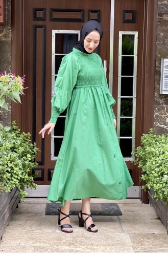 Robe Hijab Vert 5436END.YSL