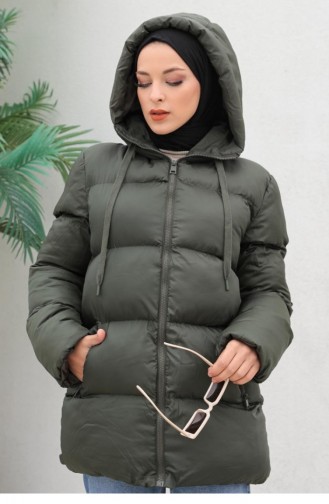 Khaki Winter Coat 6048SMR.HAK