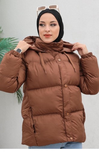 Tan Winter Coat 6048SMR.TAB