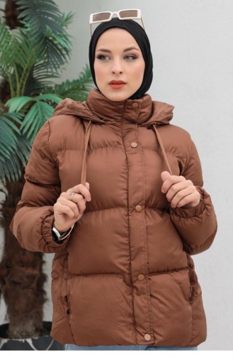 Tan Winter Coat 6048SMR.TAB