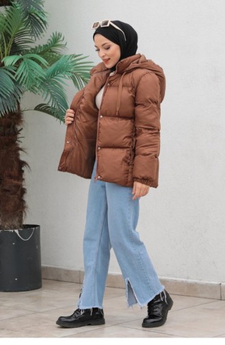 Tan Winter Coat 6048SMR.TAB
