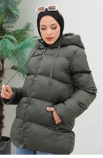 Khaki Winter Coat 6051SMR.HAK