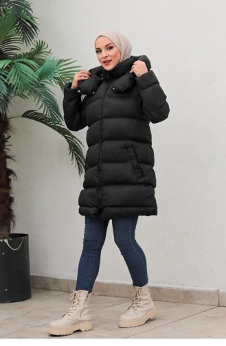 Black Winter Coat 6052SMR.SYH
