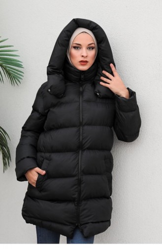Black Winter Coat 6052SMR.SYH