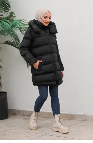 Black Winter Coat 6052SMR.SYH
