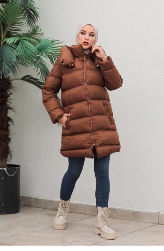 Tan Winter Coat 6052SMR.TAB