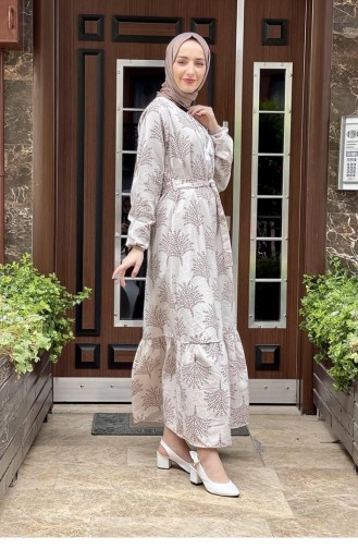 Nerz Hijab Kleider 6613ES.VZN