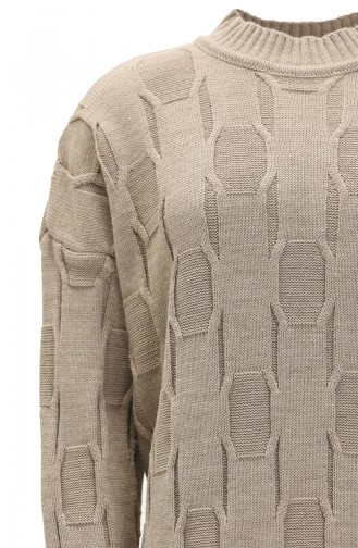 Knit Sweater 22178-06 Mink 22178-06