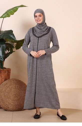 فستان رمادي 7028.Gri