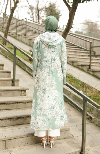 Mint green Abaya 36067-01