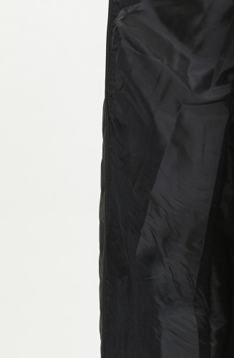 معطف مطري بقبعة 5175A-01 أسود 5175A-01