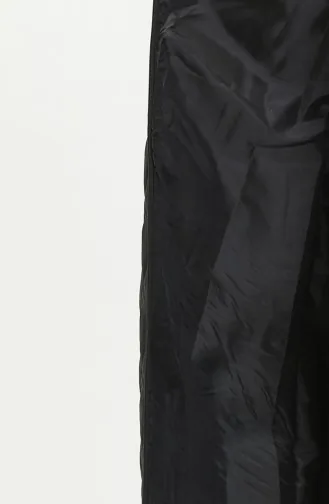 Earthquake Solidarity Mobilization - Hooded Quilted Coat 5175A-01 Black 5175A-01