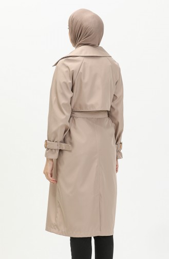 Trenchcoat mit Gürtel 1108-04 Beige 1108-04