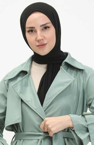 Water Green Trench Coats Models 1108-05