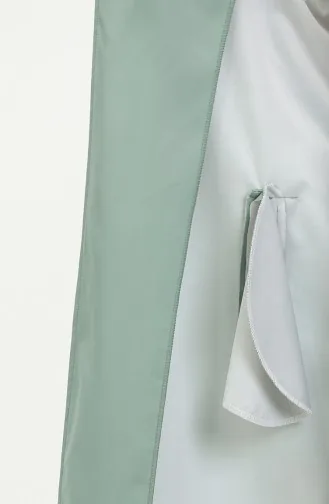 Water Green Trench Coats Models 1108-05
