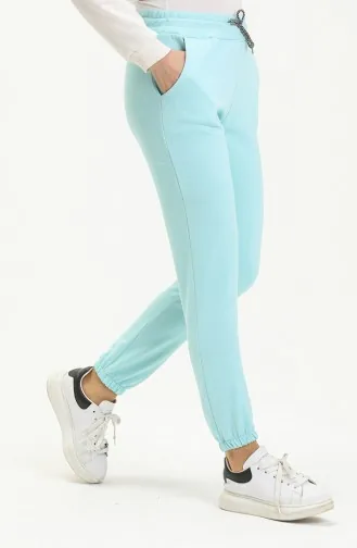 Three Yarn Pocket Sweatpants 0269-02 Mint Blue 0269-02