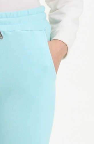 Three Yarn Pocket Sweatpants 0269-02 Mint Blue 0269-02