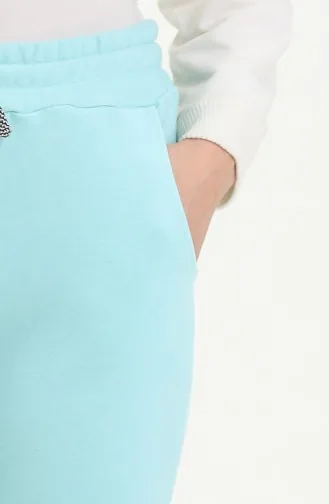 Three Yarn Pocket Sweatpants 0269-02 Mint Blue 0269-02