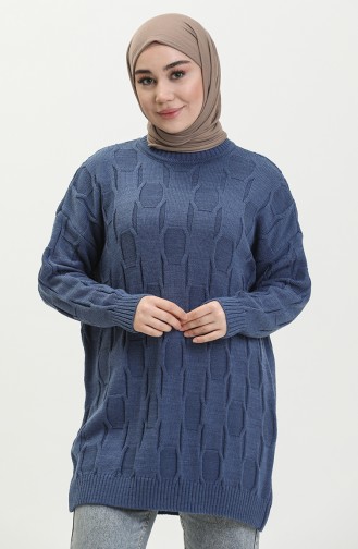 Knit Sweater 22178-04 Indigo 22178-04