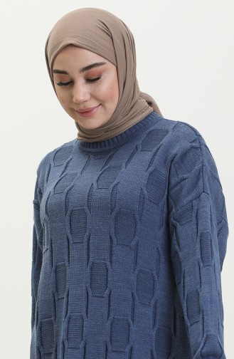 Knit Sweater 22178-04 Indigo 22178-04