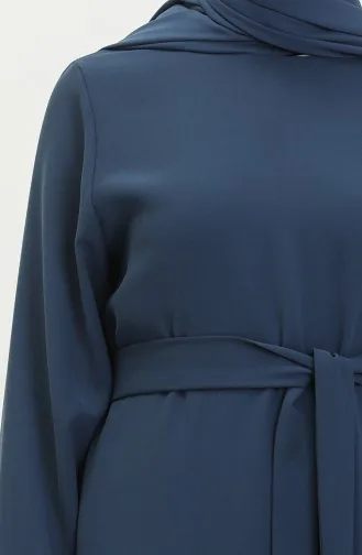 Robe de Soirée en Pierre 0008-01 İndigo 0008-01