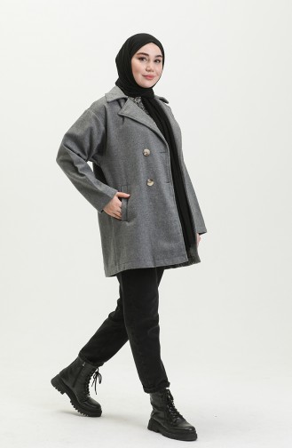 Grau Mantel 6440-02