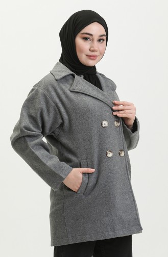 Grau Mantel 6440-02