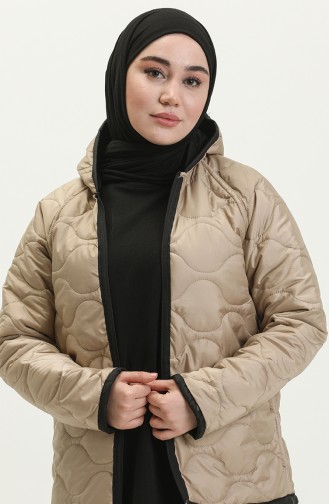Kapitone Spor Mont 6953B-01 Siyah