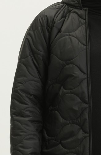 Kapitone Spor Mont 6953B-01 Siyah
