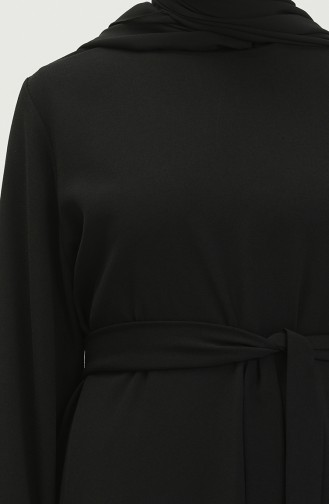 Robe de Soirée en Pierre 0008-02 Noir 0008-02