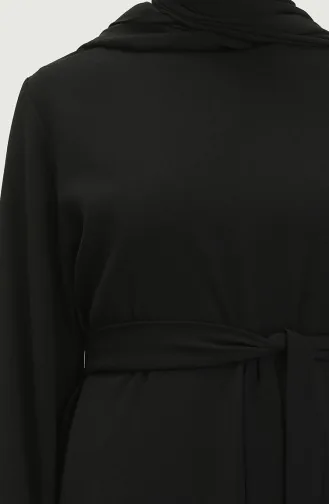 Robe de Soirée en Pierre 0008-02 Noir 0008-02