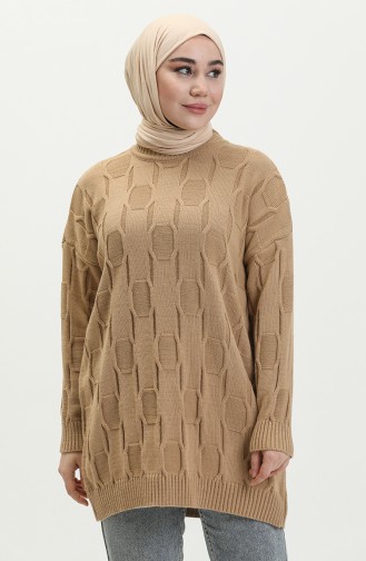 Pull Tricot 22178-03 Café au Lait 22178-03