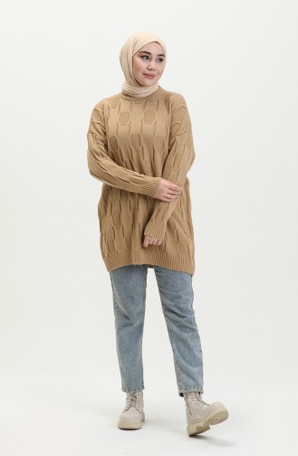 Pull Tricot 22178-03 Café au Lait 22178-03