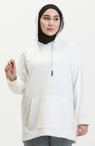 Sweatshirt Ecru 2402-01