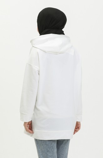 Ecru Sweatshirt 2402-01