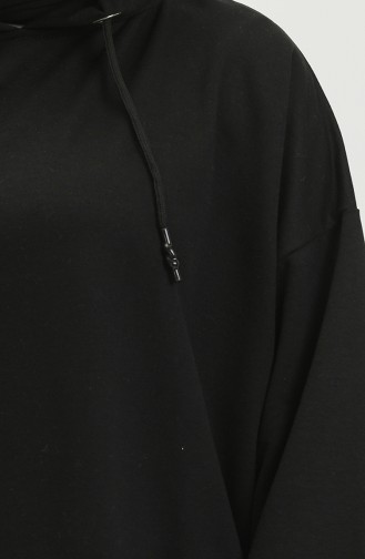Sweatshirt Noir 2402-02