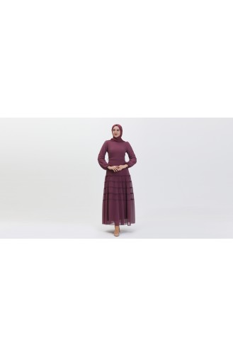 Gefälteltes Abendkleid 5712-08 Rosa 5712-08