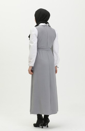 Indigo Hijab Dress 0385-02