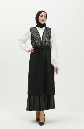 Black Gilet 15057-02