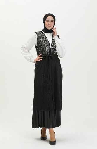 Black Gilet 15057-02