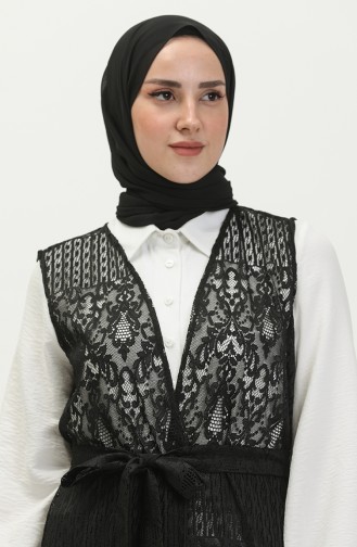 Black Gilet 15057-02