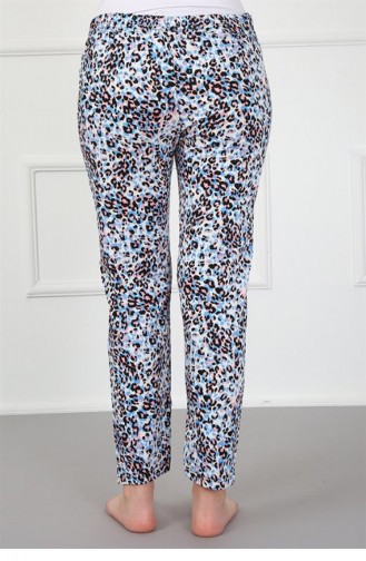 Akbeniz Damen-Pyjama Mit Baumwollunterteil 27437 3176