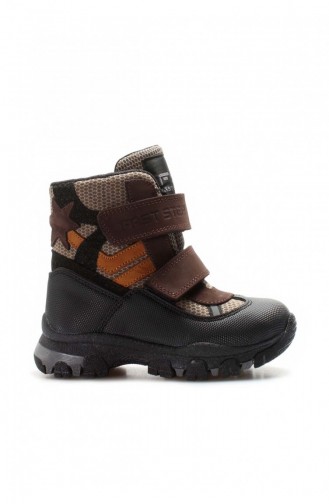 Chaussures Enfant  574KPA910.Kahve