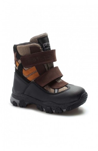 Chaussures Enfant  574KPA910.Kahve