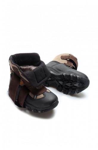 Chaussures Enfant  574KPA910.Kahve